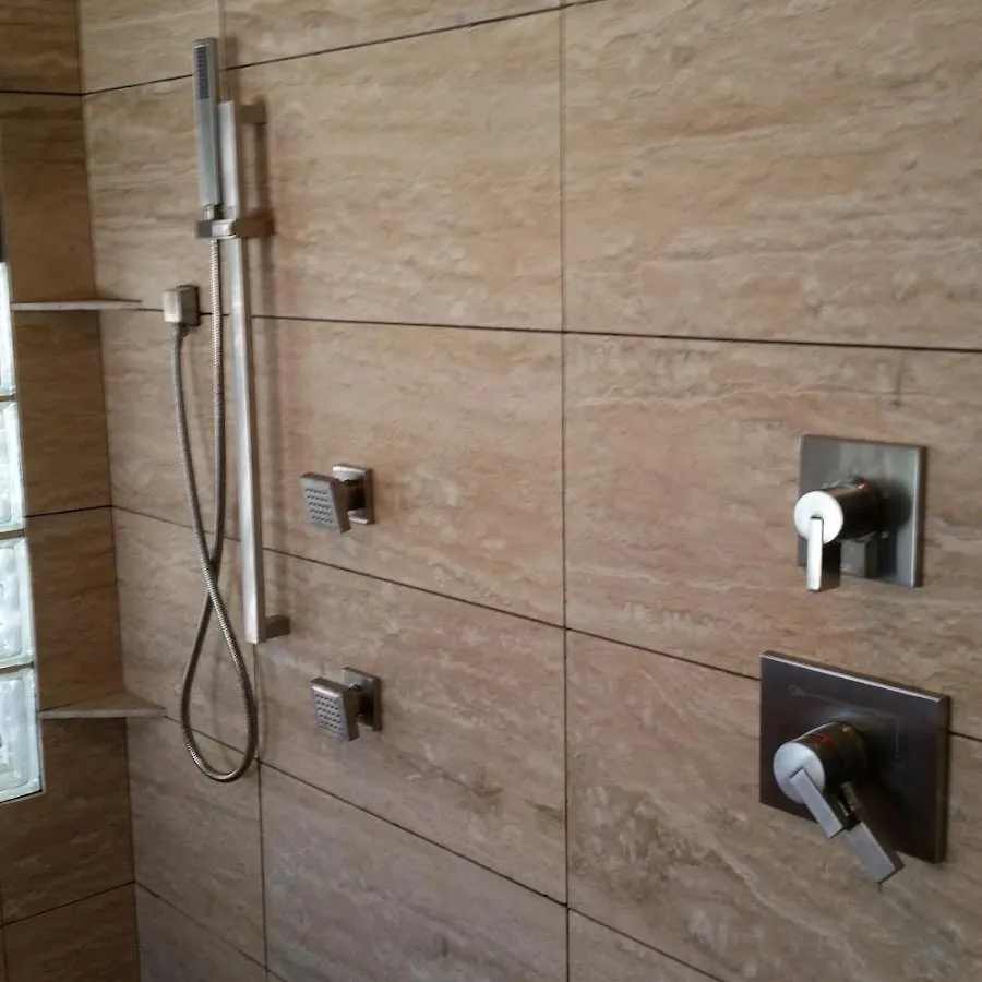 Shower fixture installation for Gas Line Repair in Aztec
